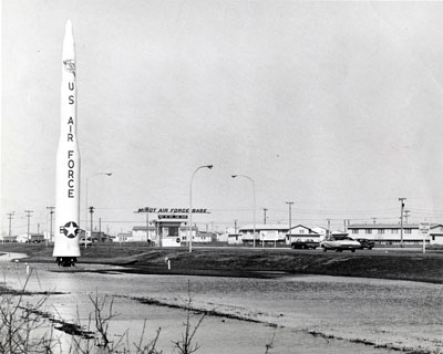Minot AFB Main Gate 1965